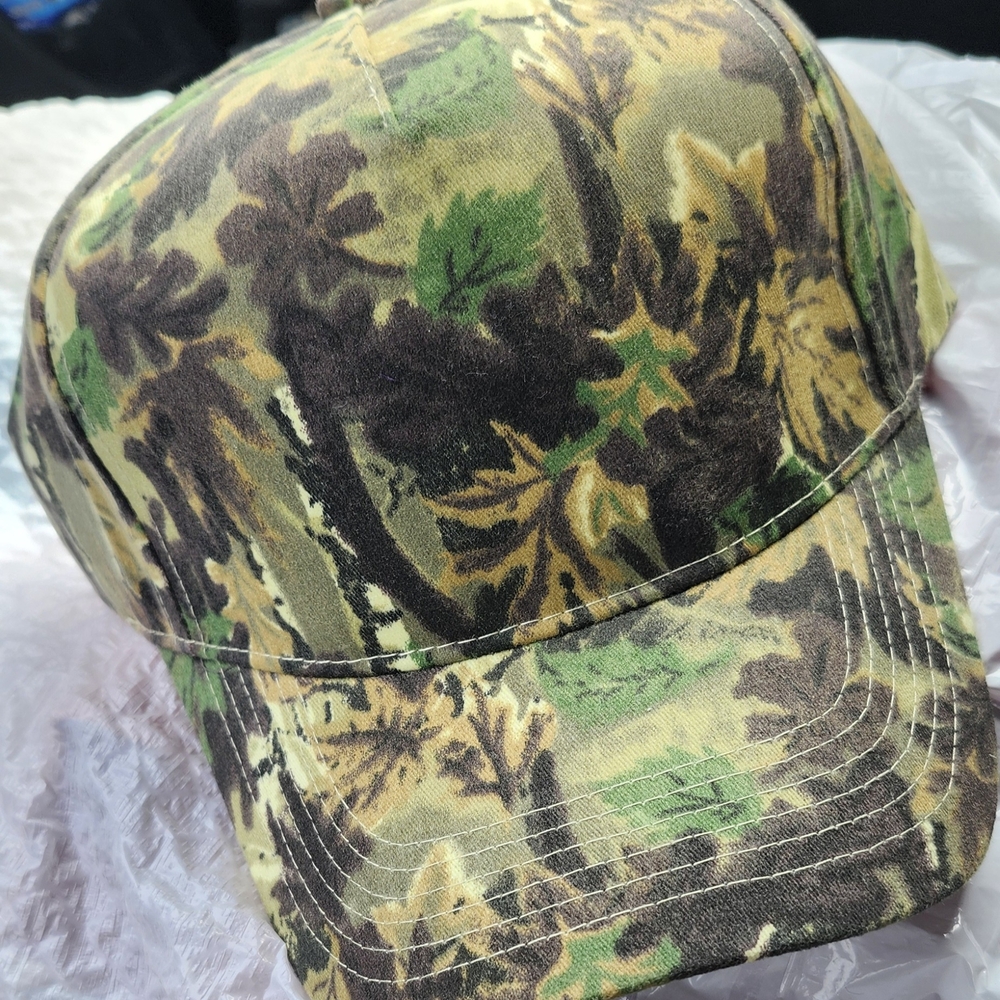 Camouflage Baseball Cap - Green/Brown Camo